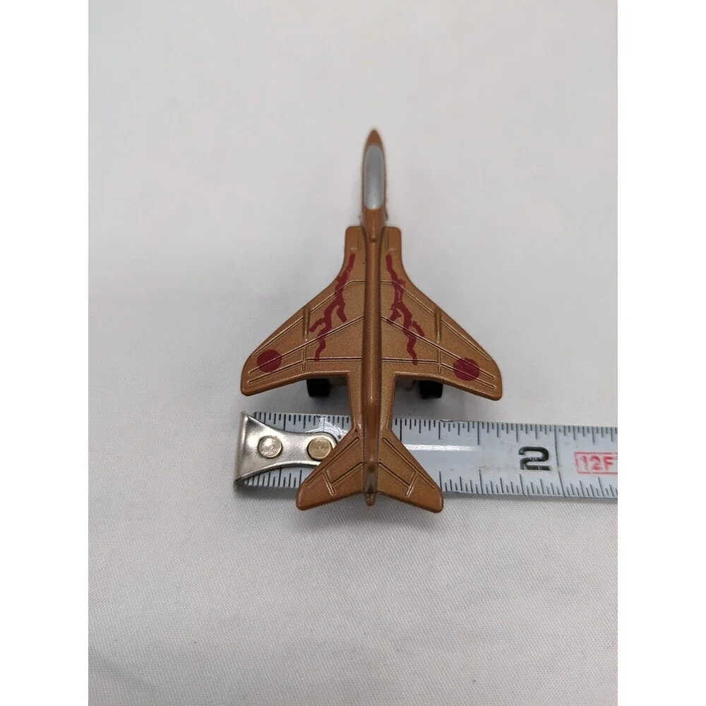 Vintage Green Military Fighter Jet Toy 3